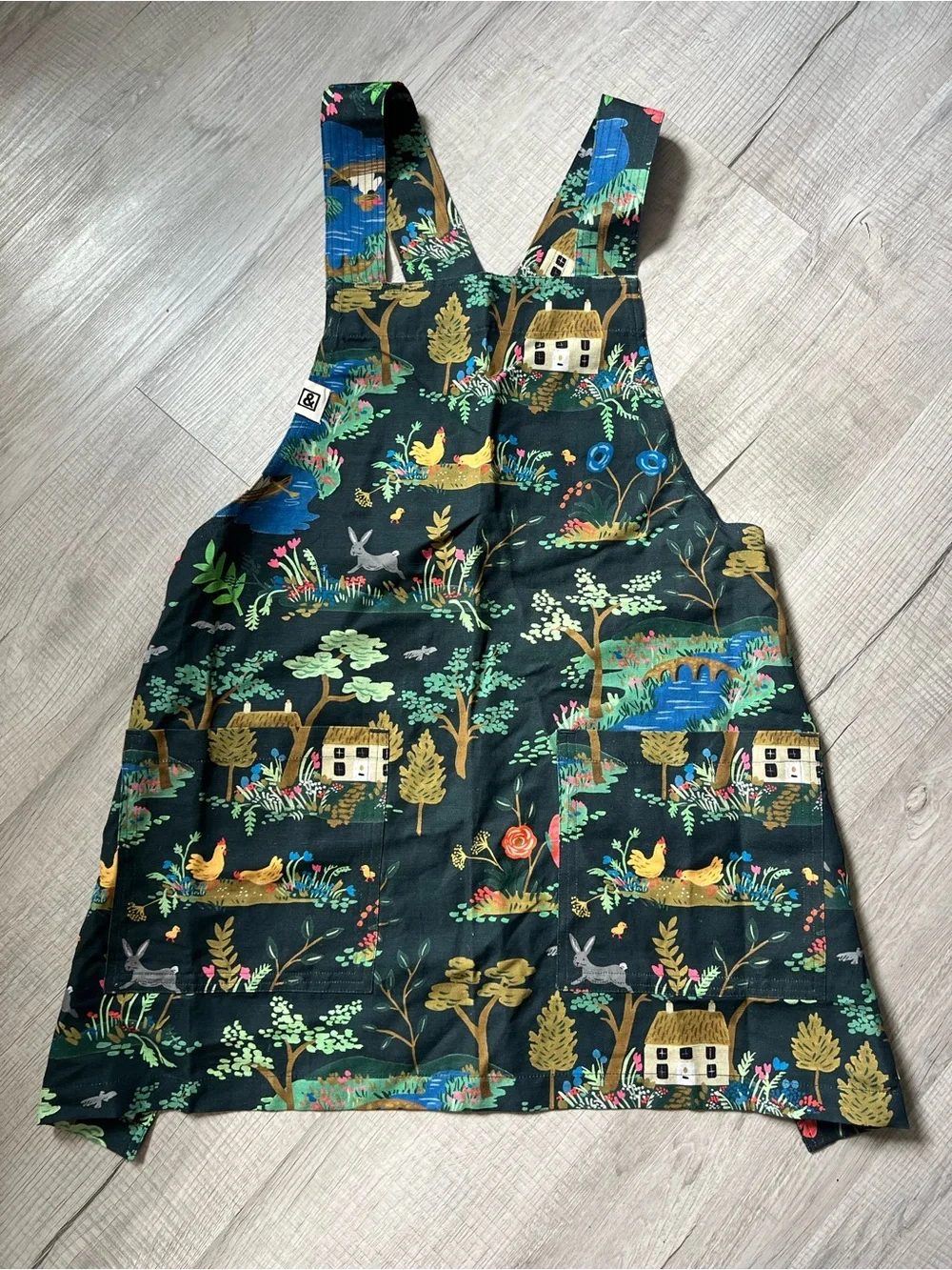 NEW HEDLEY & BENNETT X Rifle Paper Co. English Garden Smock Florals Apron